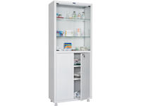 Медицинский двустворчатый специализированный шкаф MD2 1670SG