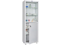 Медицинский одностворчатый специализированный шкаф MD1 1650SG