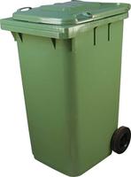 Контейнер для мусора пластиковый МКТ 240 (зелёный)